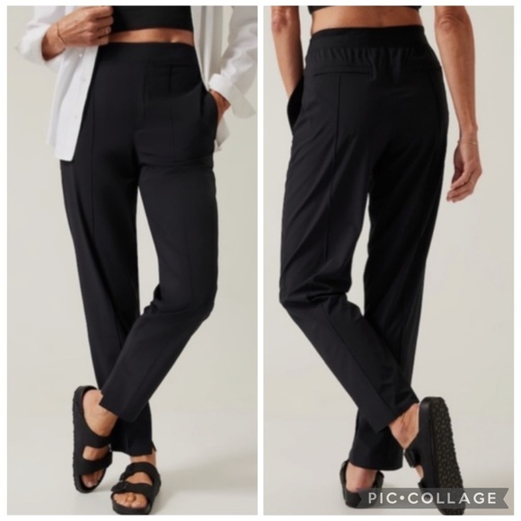 Athleta Pants - NWT Athleta Vienna Slim Brooklyn Heights Pant Black Size 0
